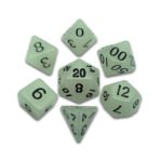 Set of 7 acrylic dice 16mm